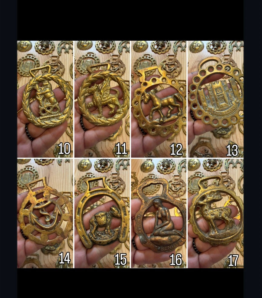 Horse Brass + Twilly Bag Charm