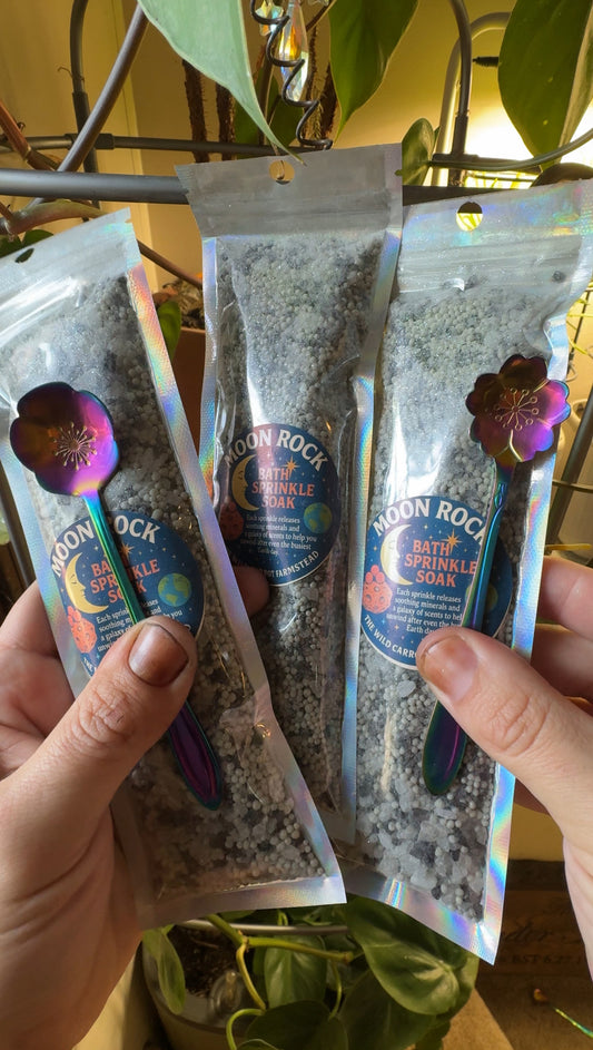 Moon Rock Bath Sprinkle Soak (4oz bag with spoon set!)