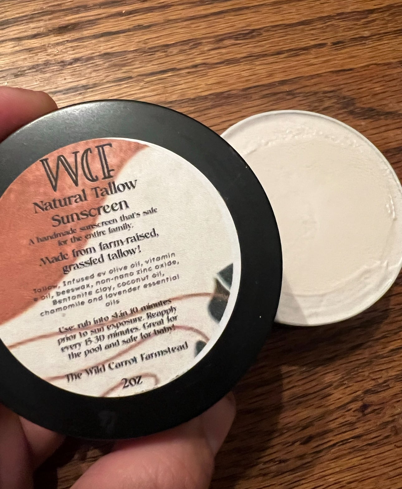 Tallow Sunscreen (2oz Metal tin) *unscented*