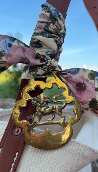 Horse Brass + Twilly Bag Charm