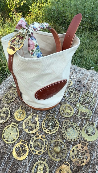 Horse Brass + Twilly Bag Charm