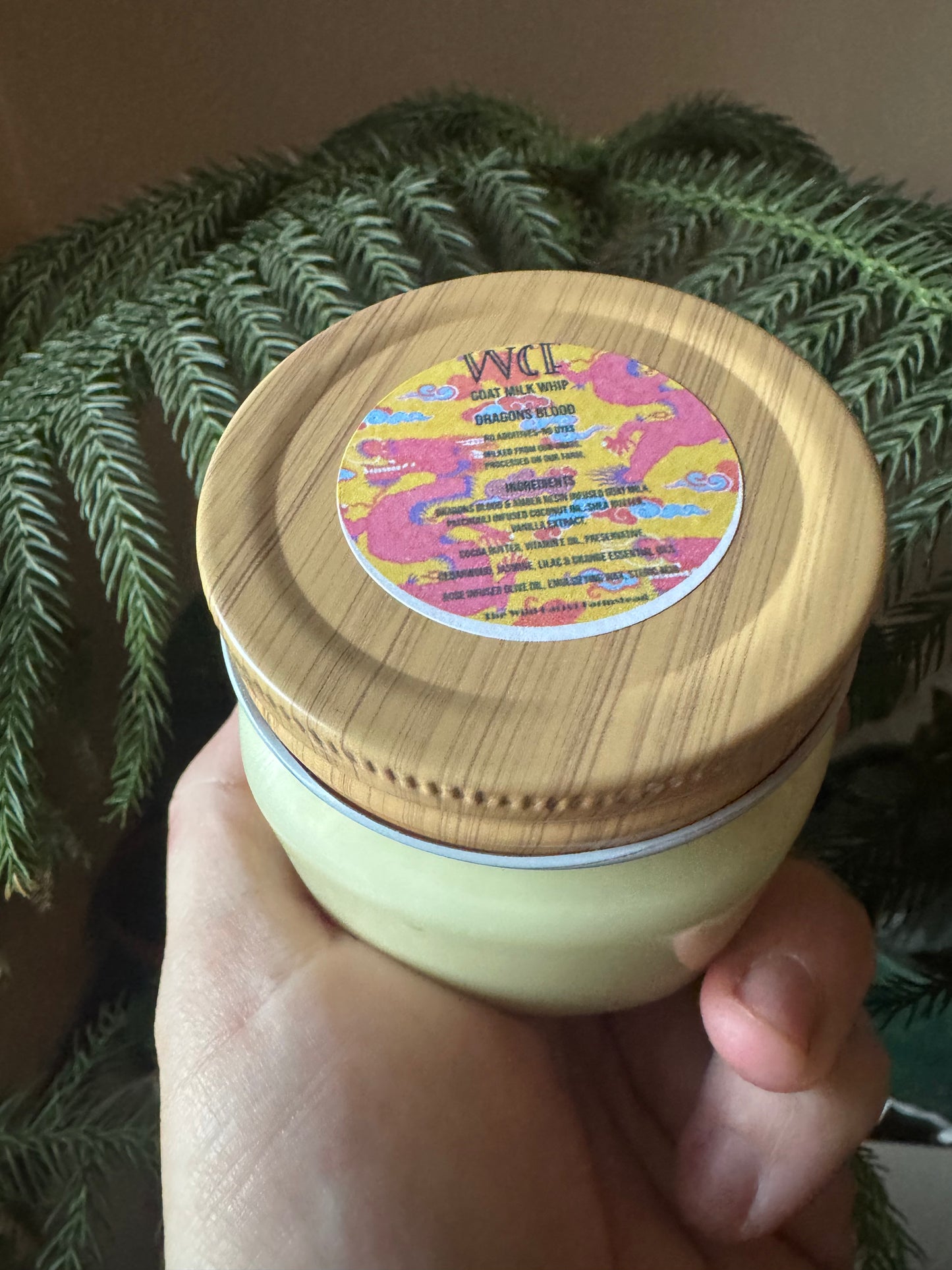 Dragons Blood Goat Milk Whip (8oz glass jar)
