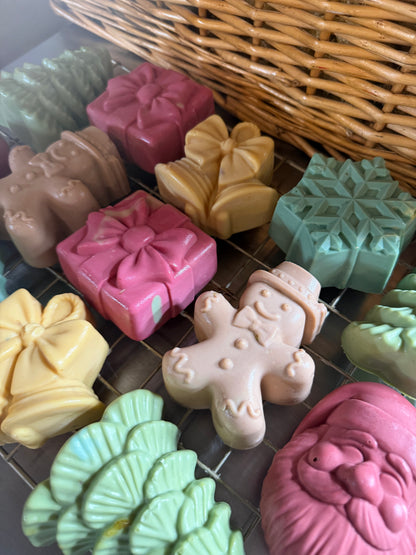Anise & Pine Molded Christmas Soaps (limited edition 12oz bars)