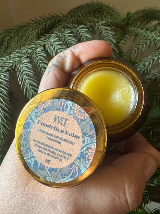 Old Fashioned Dandelion Balm (new 1oz yellow tin)