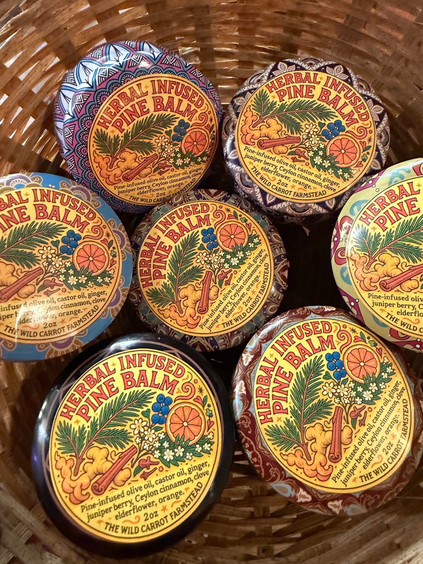 Herbal Infused Pine Balm (2oz tin)