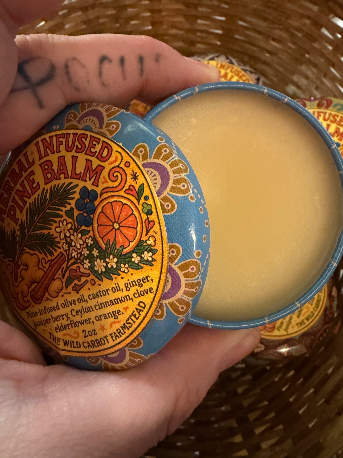 Herbal Infused Pine Balm (2oz tin)