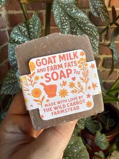 The Carpenter’s Shop Goat Milk & Farm Fats Soap Bar (7oz)