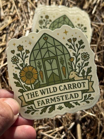 “WCF” Greenhouse 3.5” Sticker (full color vinyl)