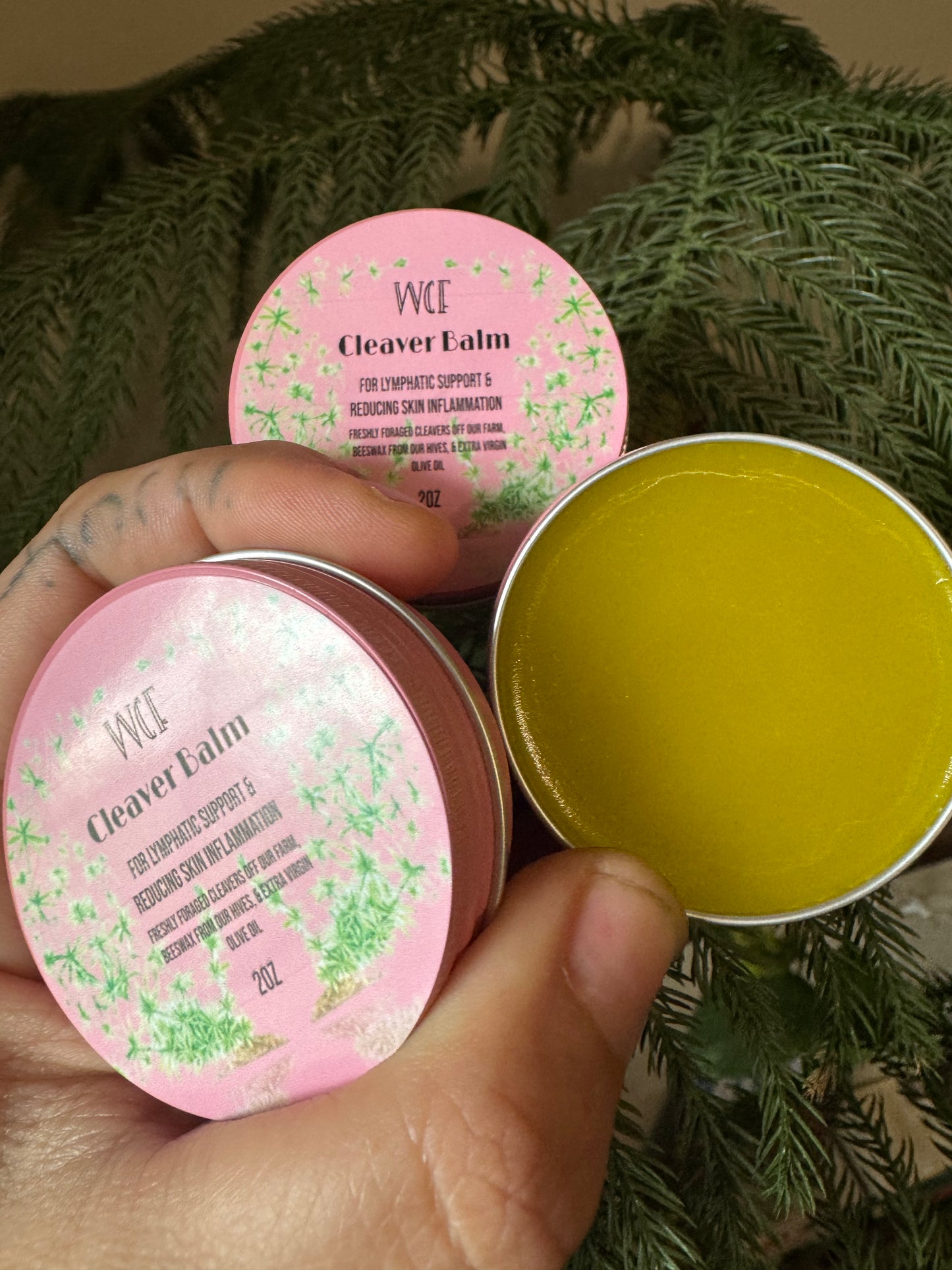 ✨SALE✨ Cleavers Balm (1oz pink tin)