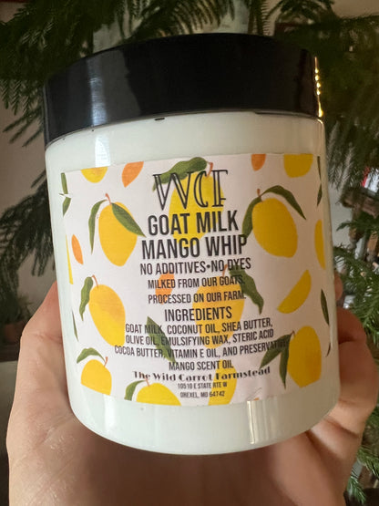 Mango Goat Milk Whip (8oz/16oz)
