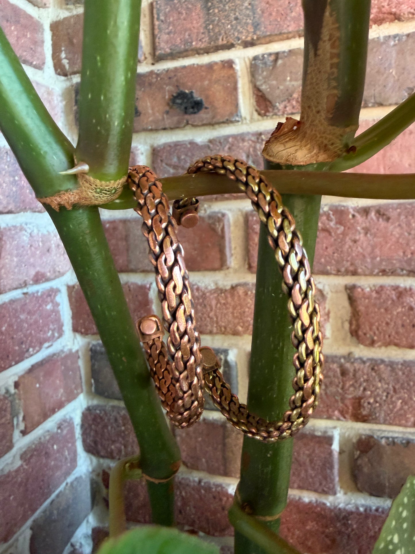 Adjustable Magnetic Copper Wrist Bangles (Stack of 3 in a Set)