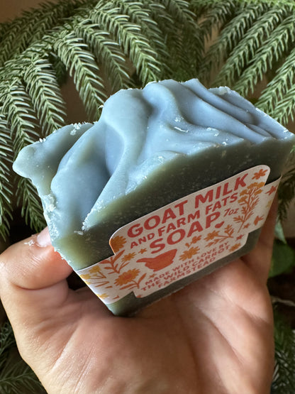 Wisteria & Lilac Goat Milk & Farm Fats Soap (7oz Bar)