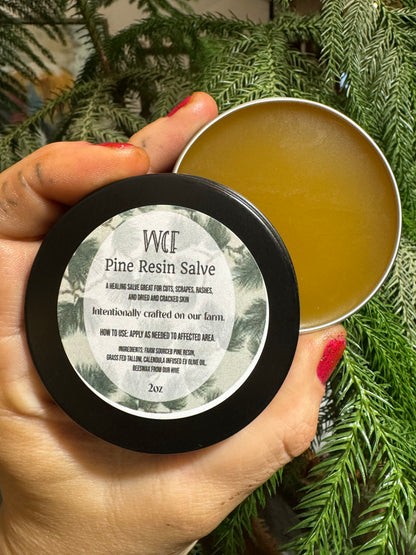 Pine Resin Salve (2oz metal tin)