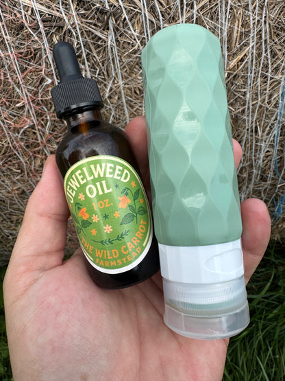 Jewelweed Salve (2oz silicone squeeze tube)