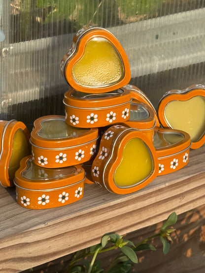Sweet Violet Scar & Stretch Salve (1.5oz heart-shaped tin)