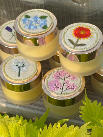 Petal Pulse Balm (1oz glass jar- choose from three herbal infused scents)