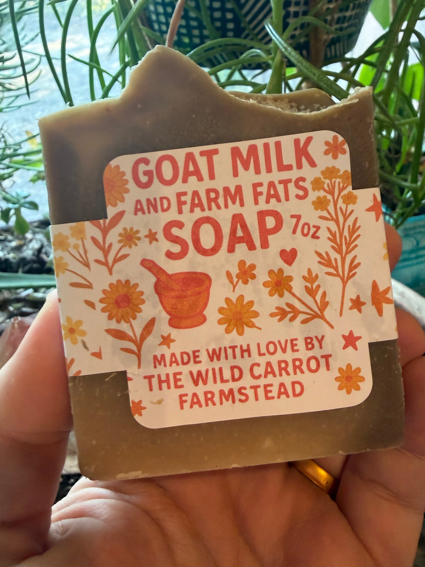 Dragons Blood & Patchouli Goat Milk & Farm Fats Soap Bar (7oz)