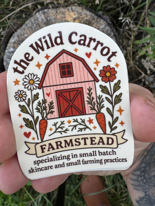 Pink Barn Sticker (3”)
