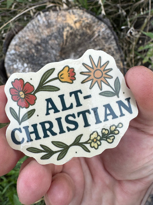 Alt Christian Sticker (2.5”)