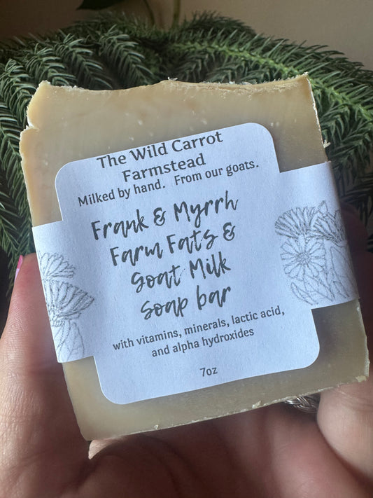 Frank & Myrrh Goat Milk Soap (7oz bar)