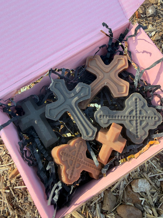 Dragons Blood Gothic Mini Cross Soap Packs (6 in a box)