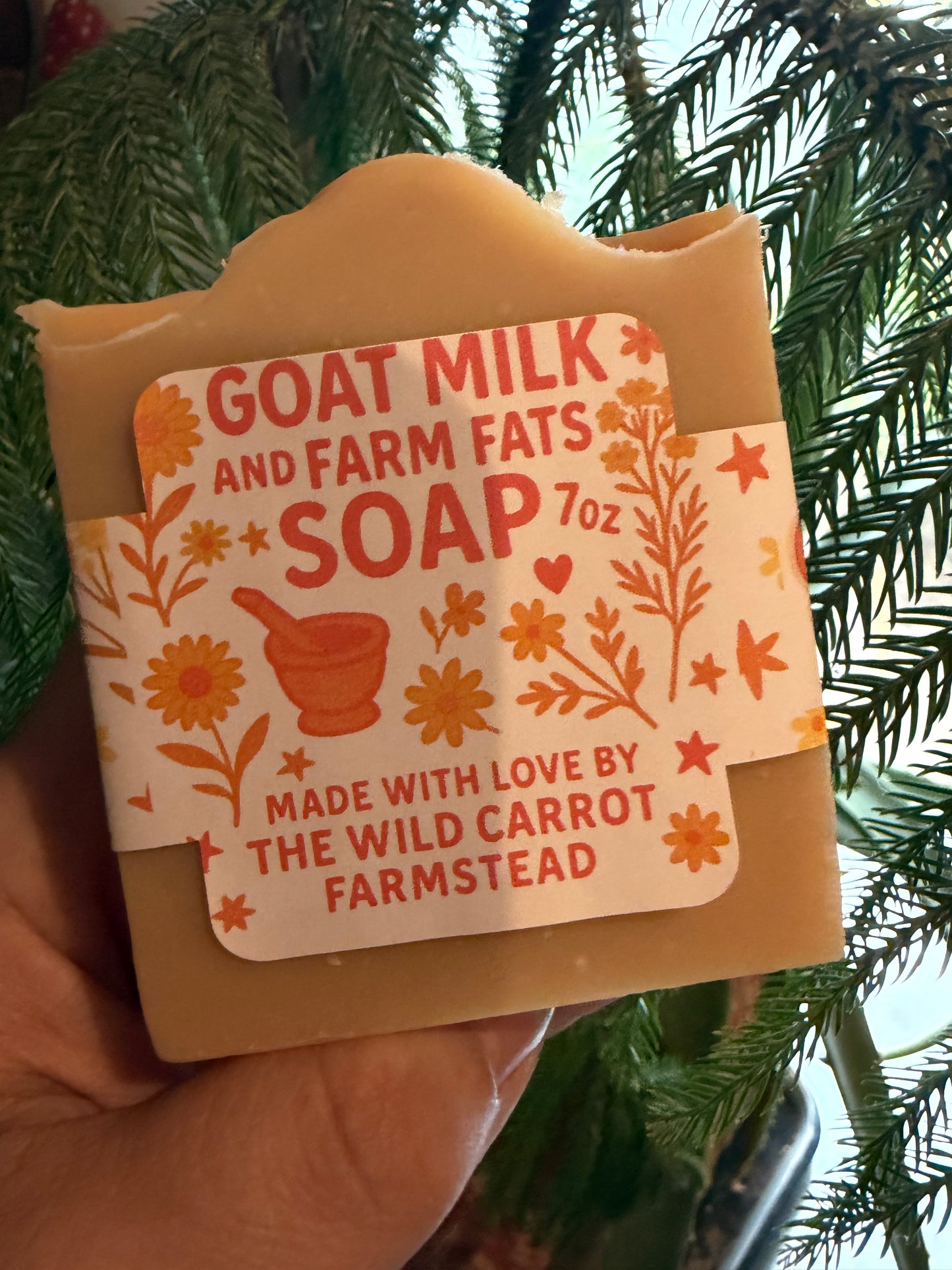 Mango Goat Milk & Farm Fats Soap (7oz Bar)