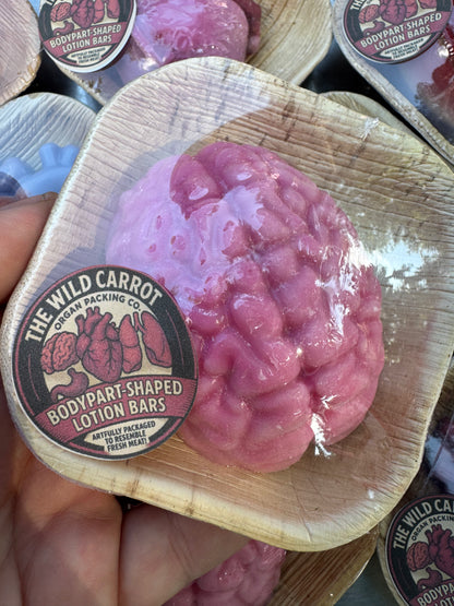 Creepy Fun skull/heart/brain Milky Oat & Honey Tallow Lotion Bars (6oz limited edition bars)