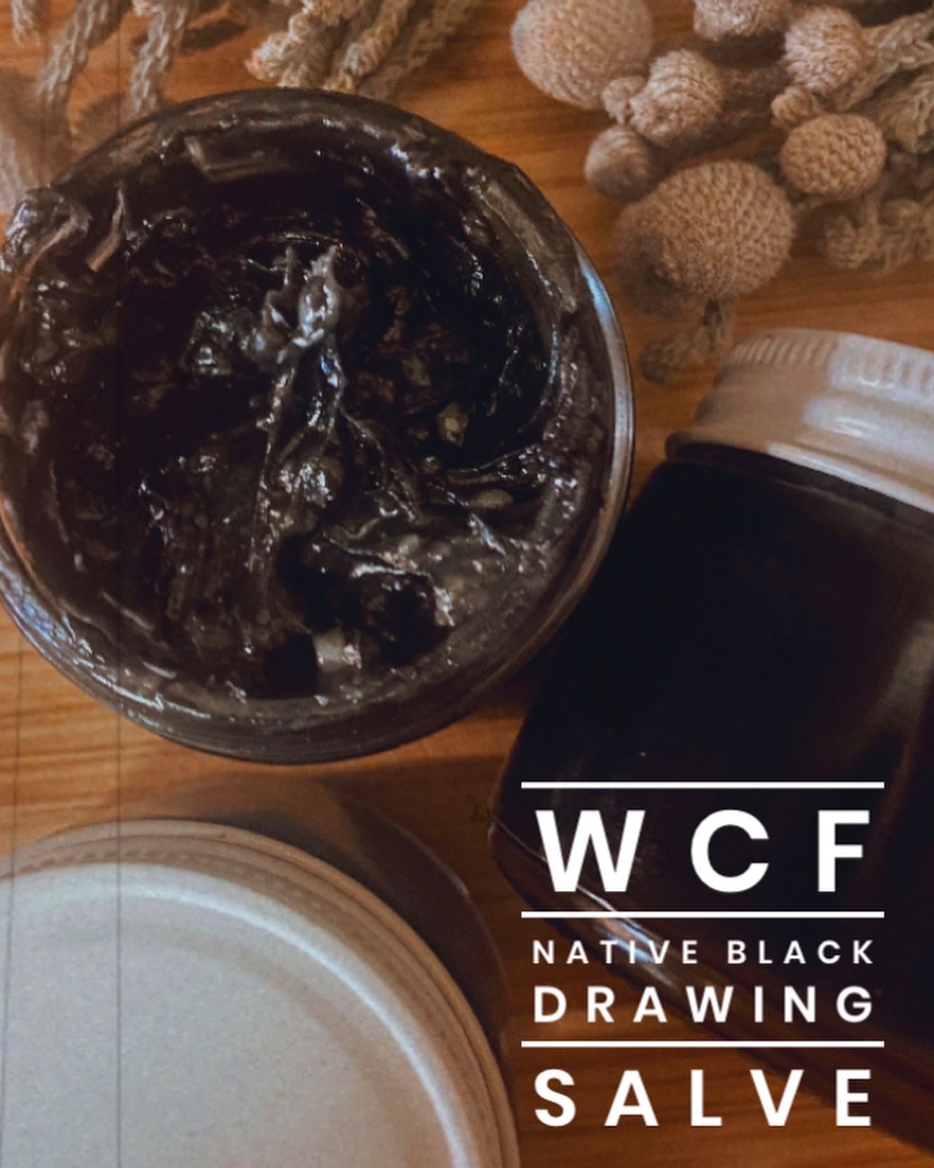 Native Black Drawing Salve (3oz jar)