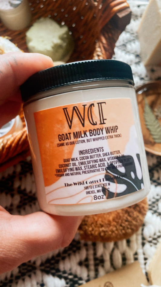 Goat Milk Whip (unscented 8oz)