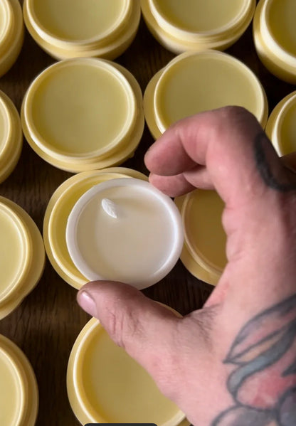 Gardenia Peach Tallow Goatmilk Biggie Balm